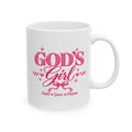 God’s Girl Christian Mug – Pink Faith Coffee Cup | Faith, Grace & Purpose Gift for Women