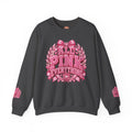 All Pink Everything Crewneck Sweatshirt – Pink Collegiate College Girl Pullover, Preppy Girly Sweatshirt