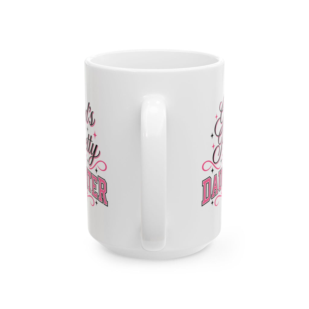 God’s Pretty Daughter Christian Mug – Pink Faith-Based Coffee Cup for Women | Girly Christian Gift 11oz & 15oz