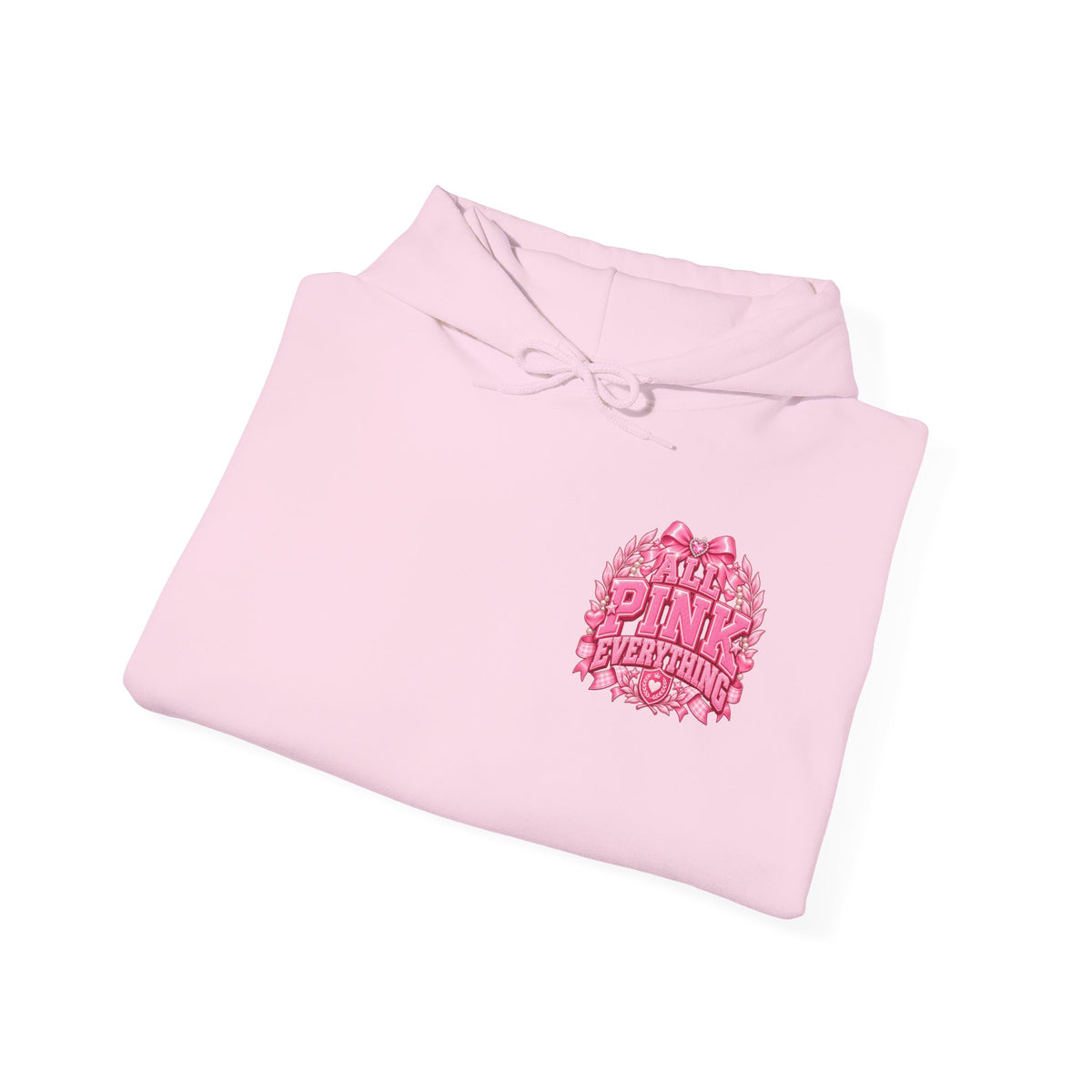 Pink "All Pink Everything" Graphic Hoodie — Cute Feminine Streetwear