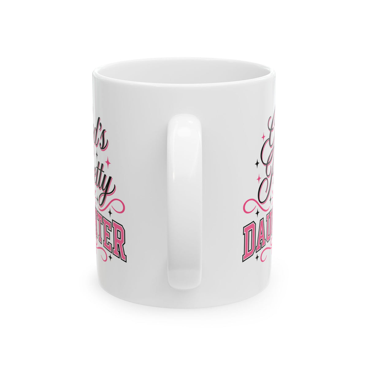 God’s Pretty Daughter Christian Mug – Pink Faith-Based Coffee Cup for Women | Girly Christian Gift 11oz & 15oz