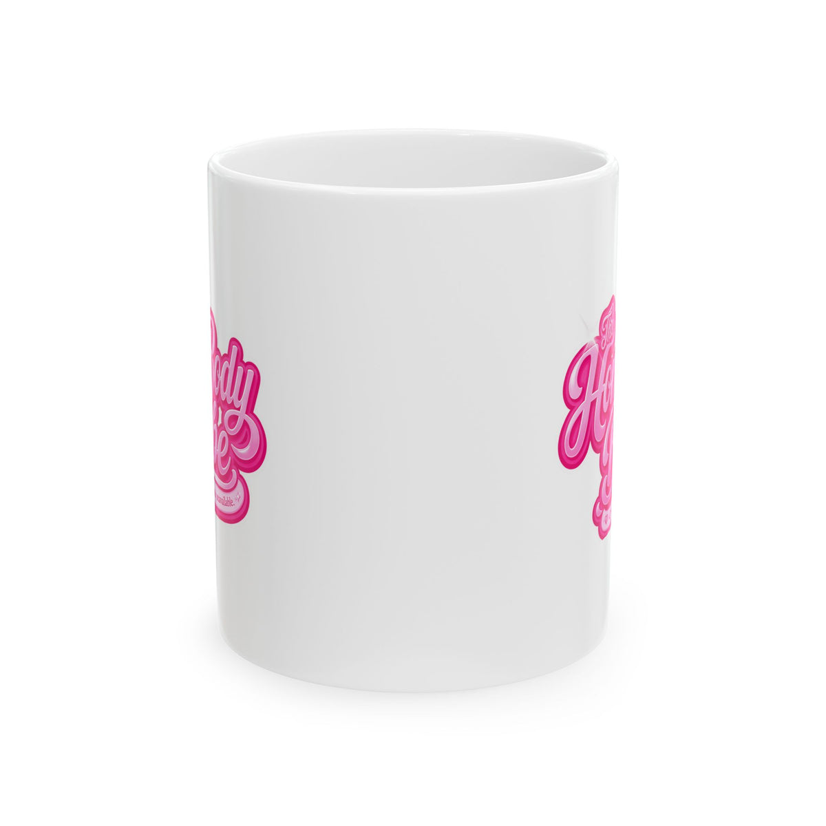 Ceramic Mug - Cute 'The Home Body' Pink Design (11oz, 15oz)