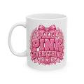All Pink Everything Mug – Pink Collegiate College Girl Coffee Cup, Preppy Girly Gift (11oz & 15oz)