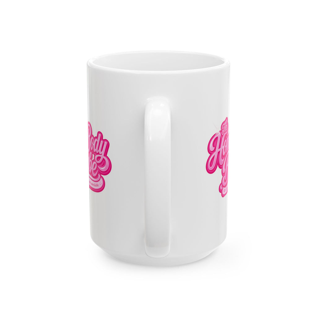 Ceramic Mug - Cute 'The Home Body' Pink Design (11oz, 15oz)