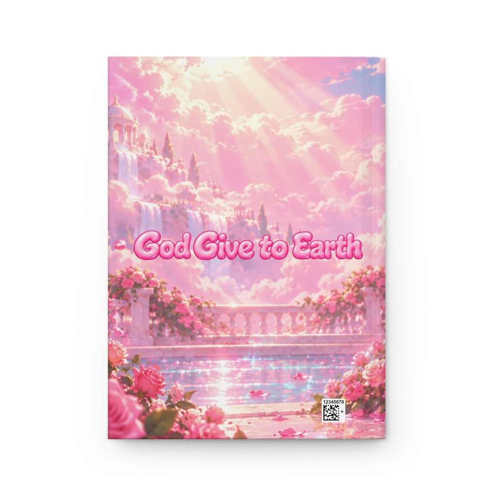 Pretty in Pink Hardcover Journal – Curly Girl Glam Notebook | Pretti University Aesthetic