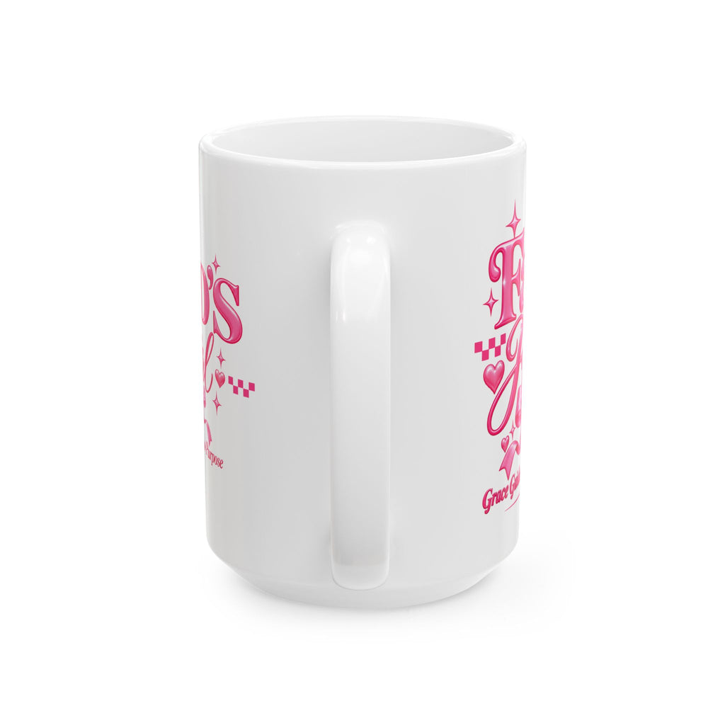 God’s Girl Christian Mug – Pink Faith Coffee Cup | Faith, Grace & Purpose Gift for Women