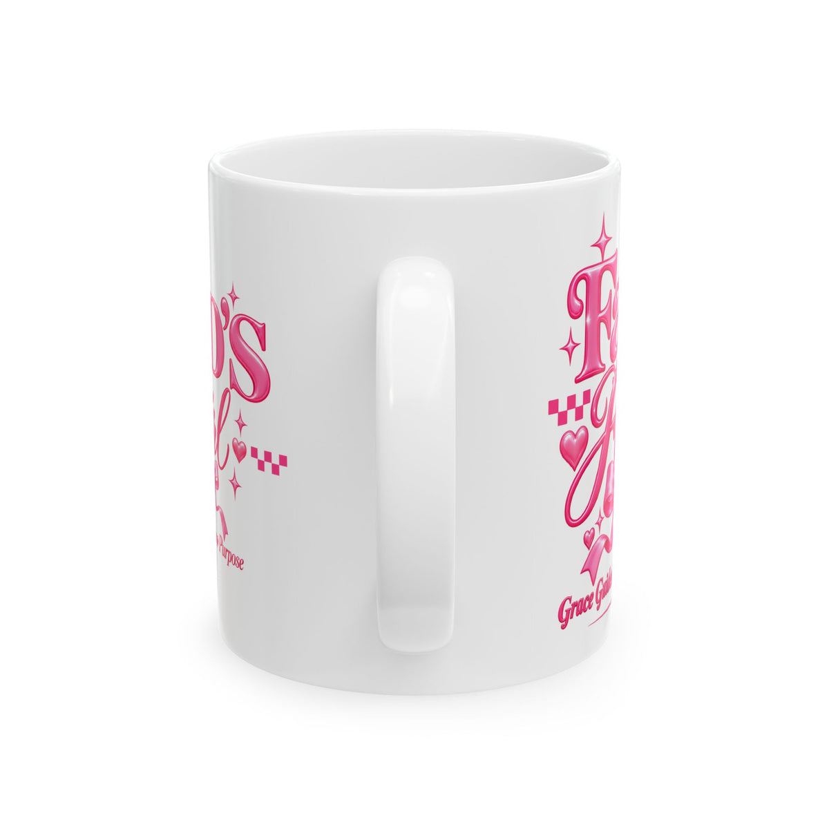 God’s Girl Christian Mug – Pink Faith Coffee Cup | Faith, Grace & Purpose Gift for Women