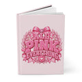All Pink Everything Hardcover Journal — Lined Pink Notebook for Girls & Gift