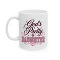 God’s Pretty Daughter Christian Mug – Pink Faith-Based Coffee Cup for Women | Girly Christian Gift 11oz & 15oz