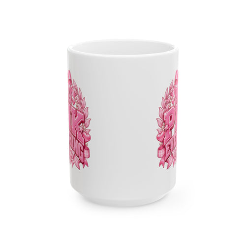 All Pink Everything Mug – Pink Collegiate College Girl Coffee Cup, Preppy Girly Gift (11oz & 15oz)
