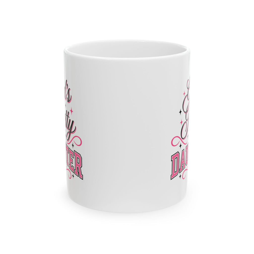 God’s Pretty Daughter Christian Mug – Pink Faith-Based Coffee Cup for Women | Girly Christian Gift 11oz & 15oz