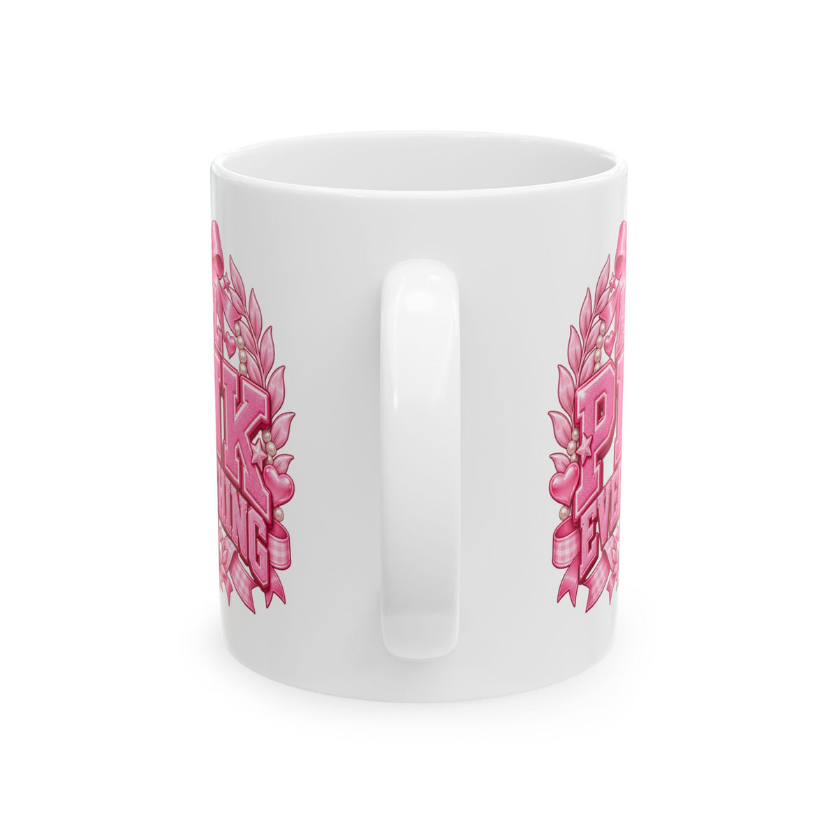 All Pink Everything Mug – Pink Collegiate College Girl Coffee Cup, Preppy Girly Gift (11oz & 15oz)