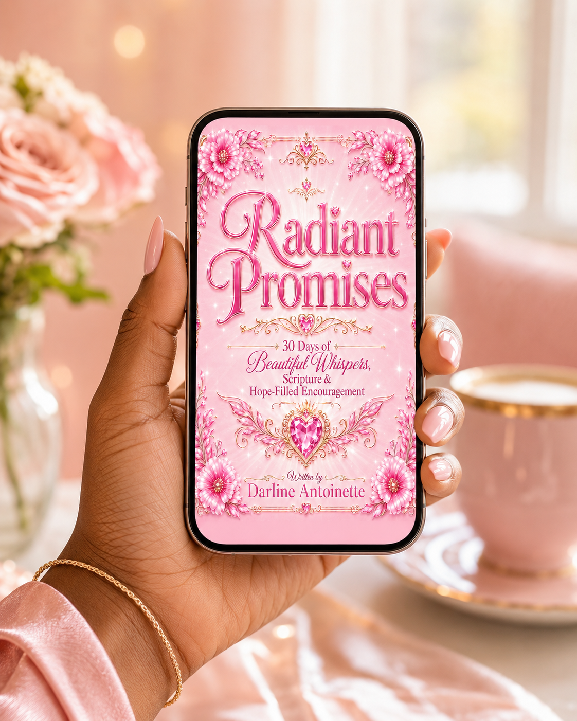 Digital Devotional eBook - Radiant Promises - 30 Days of Beautiful Whispers, Scripture & Hope-Filled Encouragement