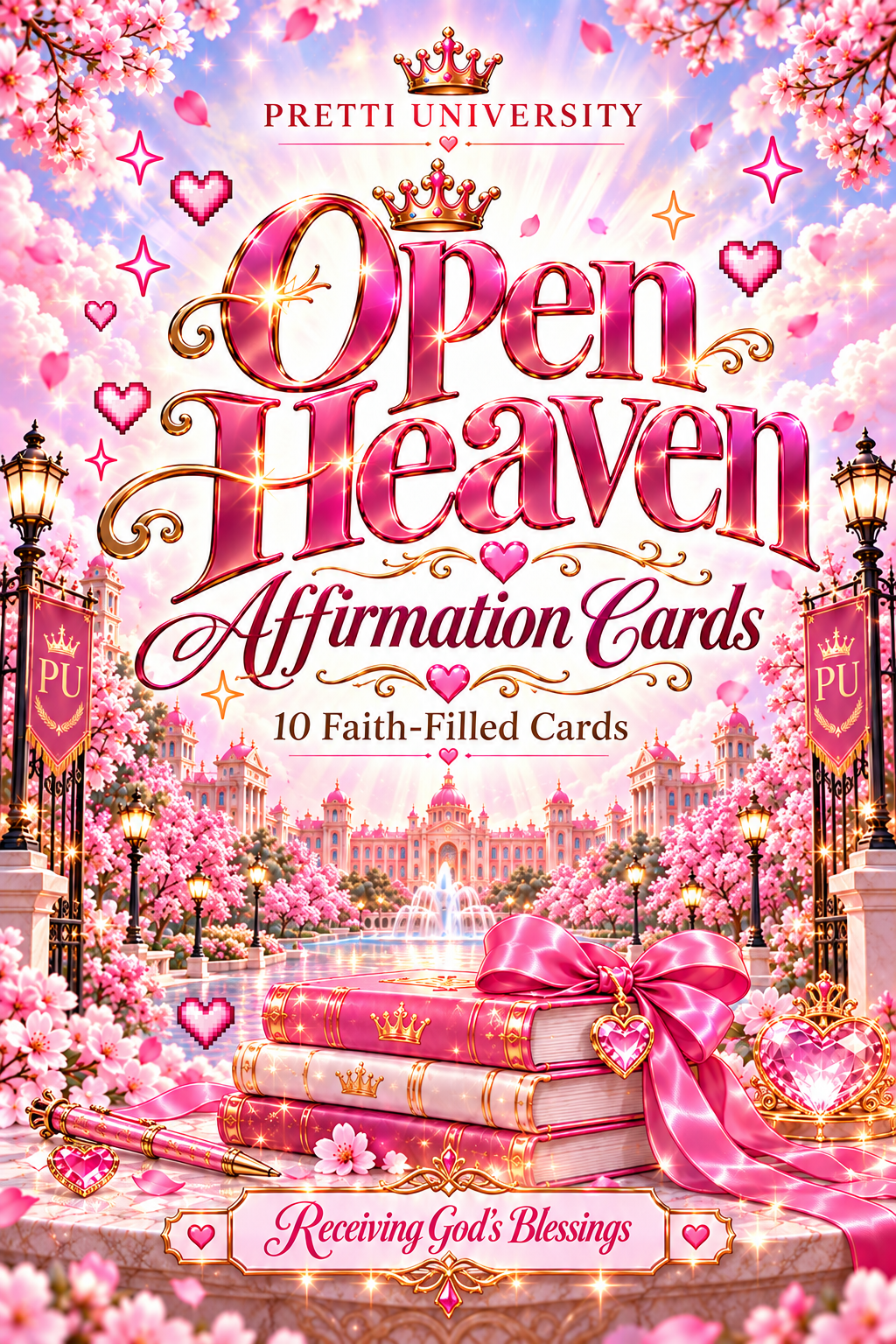 Open Heaven: 30-Day Devotional + FREE Affirmation Cards | Receiving God’s Blessings