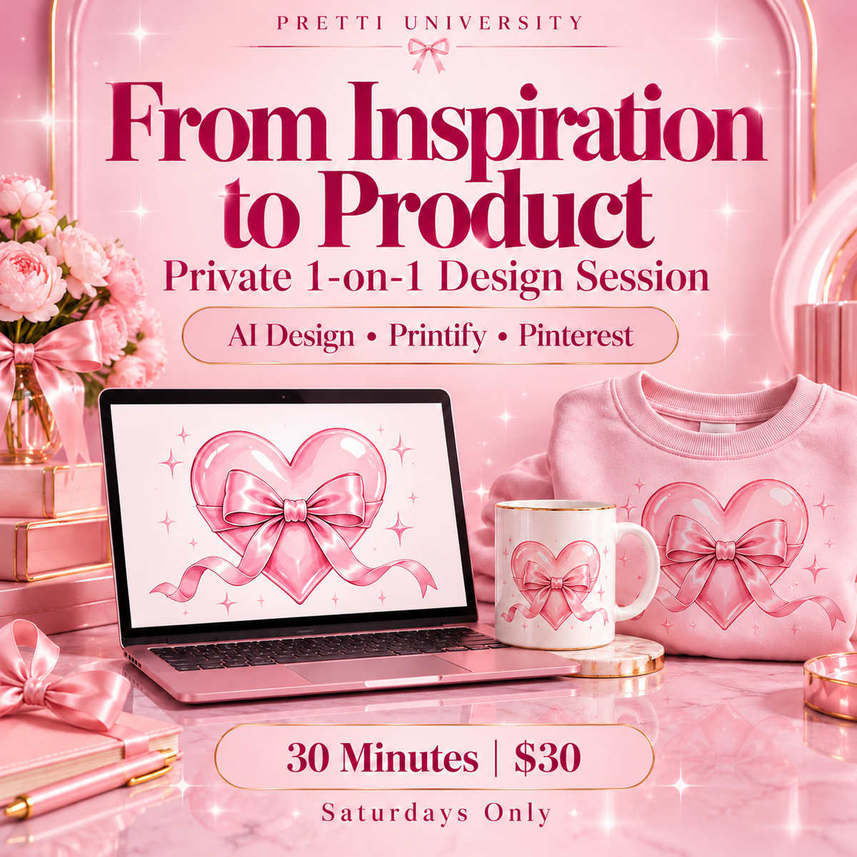 Pretti University: From Inspiration to Product | Private 1-on-1 Session
