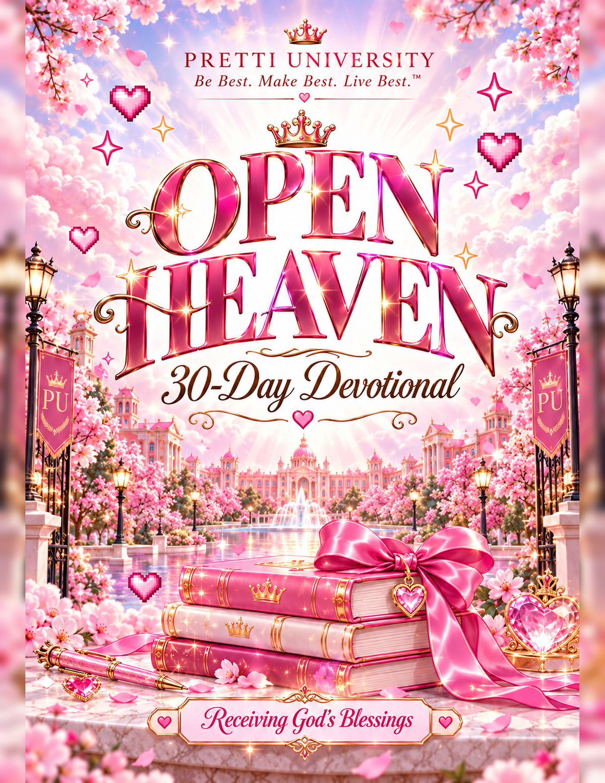 Open Heaven: 30-Day Devotional + FREE Affirmation Cards | Receiving God’s Blessings