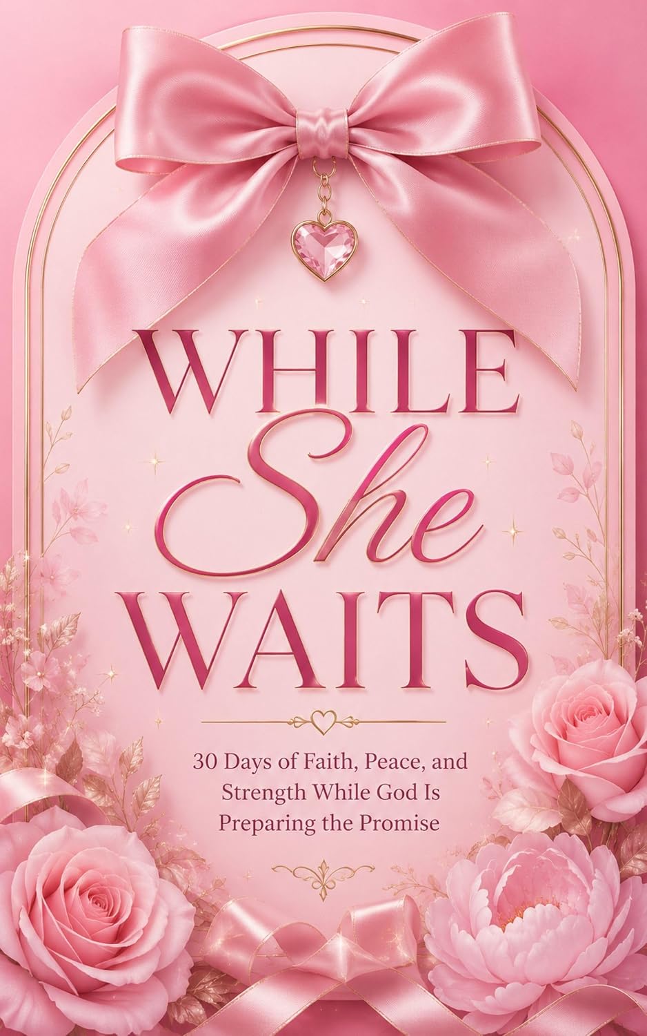 Paperback - While She Waits: A 30-Day Christian Devotional for Women with Biblical Scriptures, Prayers, Reflections, Faith Declarations, Positive Thinking, and Spiritual Growth
